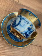 Antiek kop en schotel - USSR - Russisch porselein, Antiek en Kunst, Ophalen of Verzenden