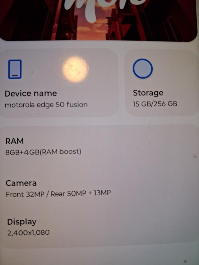 Motorola edge, Gebruikt, Overige modellen, Blauw, Ophalen of Verzenden