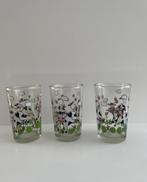 Leuke glaasjes met koeienprint., Ophalen, Zo goed als nieuw, Waterglas