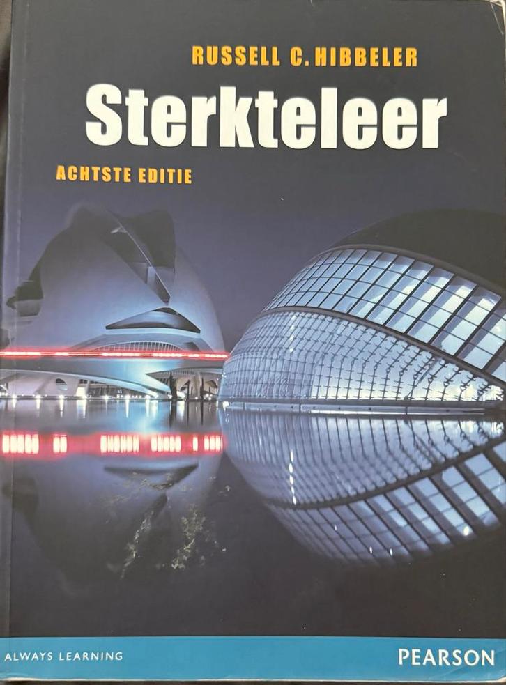 Sterkteleer - Russell C. Hibbeler - Achtste Editie, Boeken, Studieboeken en Cursussen, Gelezen, HBO, Beta, Ophalen of Verzenden