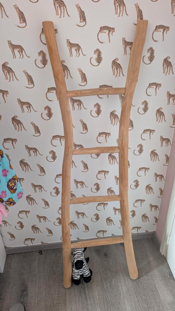 Houten Sier Trapje - 150cm Hoog, 50cm Breed, Huis en Inrichting, Overige Huis en Inrichting, Zo goed als nieuw, Ophalen