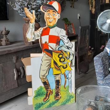 Ruiter/ jockey grote stand-up reclamedisplay beschikbaar voor biedingen