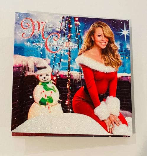 Mariah Carey - Promotie kaart voor Kerst album uit 2010, Diversen, Kerst, Nieuw, Verzenden