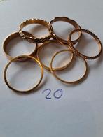 Ixxxi ringen maat 20, Ophalen of Verzenden, Zo goed als nieuw, Dame, Goud