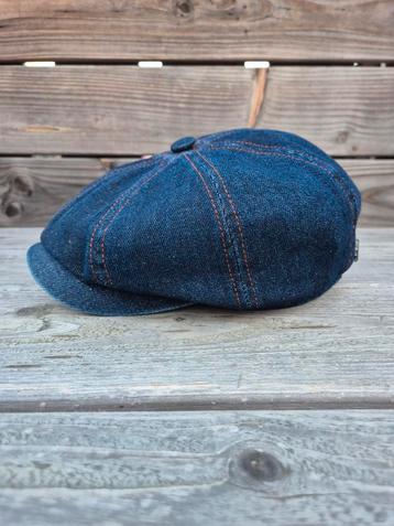 Stetson Hatteras News Boy Denim 8 panel - maat 57 beschikbaar voor biedingen