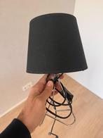 Zwart tafellamp, Huis en Inrichting, Lampen | Tafellampen, Ophalen, Gebruikt, Taffellamp, Metaal