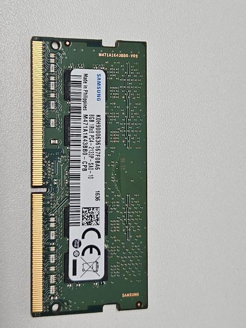 Samsung 8GB PC4-2133p laptop geheugen, Computers en Software, RAM geheugen, Gebruikt, Laptop, 8 GB, DDR4, Verzenden