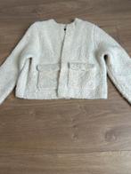 Witte Boucle Jasje - Maat S, Wit, Ophalen of Verzenden, Zo goed als nieuw, Jasje