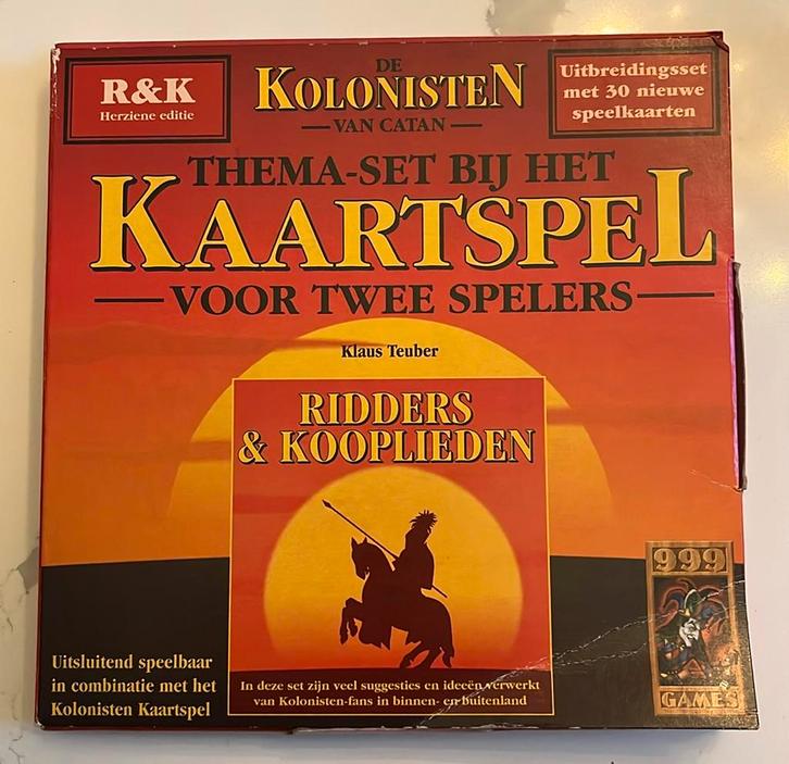 Kolonisten Catan uitbreiding kaartspel Ridders & Kooplieden, Hobby en Vrije tijd, Gezelschapsspellen | Kaartspellen, Zo goed als nieuw