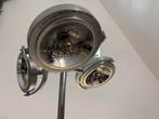Halogeen vloerspot met dimmer, Halogeen, Gebruikt, Metaal of Aluminium, Vloerspot of Grondspot