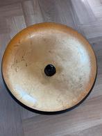 Plafondlamp EGLO Mogano 40cm goud/zwart, 25 tot 50 cm, Zwart, Rond, Ophalen of Verzenden