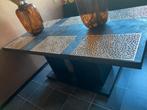 Zwarte luxe eettafel 180 cm, Huis en Inrichting, Tafels | Eettafels, Ophalen, 50 tot 100 cm, Zo goed als nieuw, Vijf personen of meer