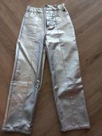 Quapi zilver metallic broek maat 134 - Nieuwstaat, Broek, Meisje, Nieuw, Ophalen of Verzenden