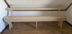 Antieke houten bank 220 cm lang!, Huis en Inrichting, Ophalen, Gebruikt