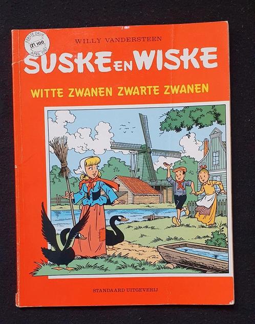 Suske en Wiske Witte zwanen zwarte zwanen (1987), Boeken, Stripboeken, Gelezen, Eén stripboek, Ophalen of Verzenden
