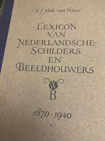 Lexicon van Nederlandsche schilders (Mak van Waay) beschikbaar voor biedingen