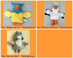 Plus Fabeltjeskrant Handpop Uil Ooievaar Wolf, Verzamelen, Plus, Ophalen