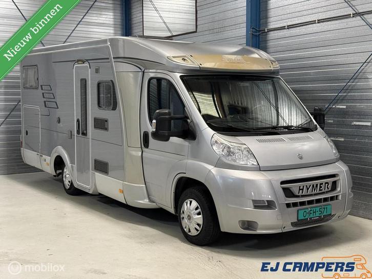 Hymer Tramp SL Enkele bedden!, Caravans en Kamperen, Campers, Bedrijf, Half-integraal, Hymer, Diesel, Handgeschakeld, Afzuigkap