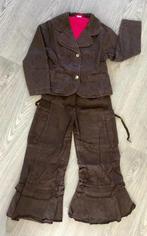Jottum Prachtig bruin pak set broek jasje , maatje 128, Kinderen en Baby's, Kinderkleding | Maat 128, Ophalen, Gebruikt, Meisje