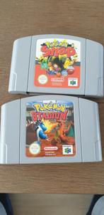 Pokemon Snap en Pokemon stadium N64 Nintendo 64, Spelcomputers en Games, Games | Nintendo 64, 1 speler, Ophalen of Verzenden, Gebruikt