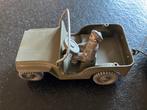 Victory toys Jeep met aanhanger en chauffeur, Ophalen of Verzenden, Landmacht, Amerika, Overige typen
