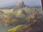 3 Schilderij landschap kunst lijsten kunstchilders vintage, Ophalen