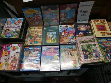 Kinder DVD's - Dora, Sesamstraat, etc. - €1! beschikbaar voor biedingen
