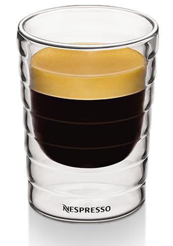 Nespresso Citiz 2 dubbelwandige Espresso glazen, Glas of Glazen, Ophalen of Verzenden, Overige stijlen, Glas