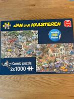 2x jan van Haasteren, Ophalen of Verzenden, 500 t/m 1500 stukjes, Gebruikt