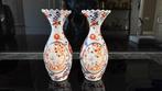 2 originele antieke imari porseleinen vazen, Antiek en Kunst, Antiek | Vazen, Ophalen of Verzenden
