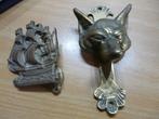 2 KLEINE KOPEREN DEURKLOPPERS, Antiek en Kunst, Ophalen of Verzenden, Koper