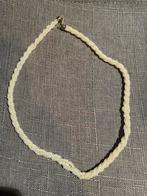 Witte kralen ketting, Ophalen of Verzenden, Zo goed als nieuw, Wit, Kunststof