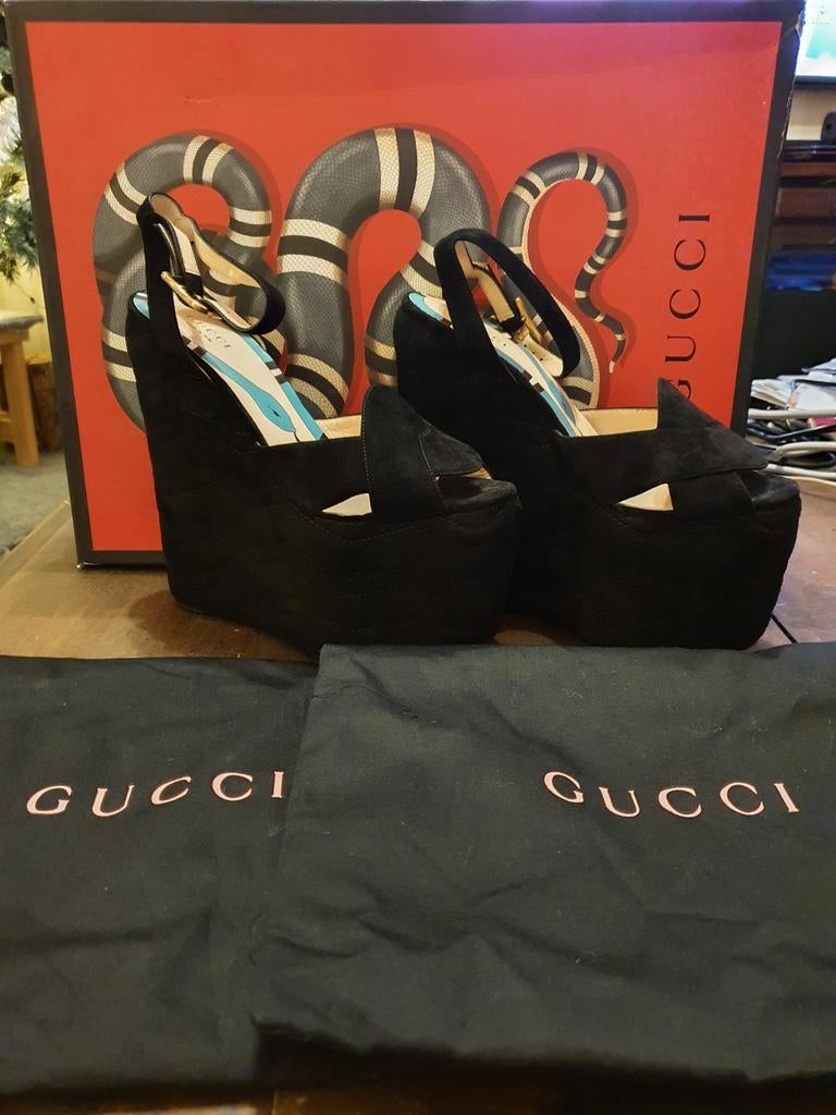 Gucci sleehakken, Zwart, Nieuw, Ophalen of Verzenden, Gucci