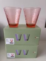Iittala Kastehelmi 4 glazen salmon pink, Huis en Inrichting, Glas of Glazen, Nieuw, Ophalen of Verzenden, Glas