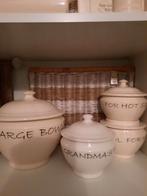 Riviera maison soepkommen en terrine, Huis en Inrichting, Keuken | Servies, Ophalen, Zo goed als nieuw, Kom(men), Overige stijlen