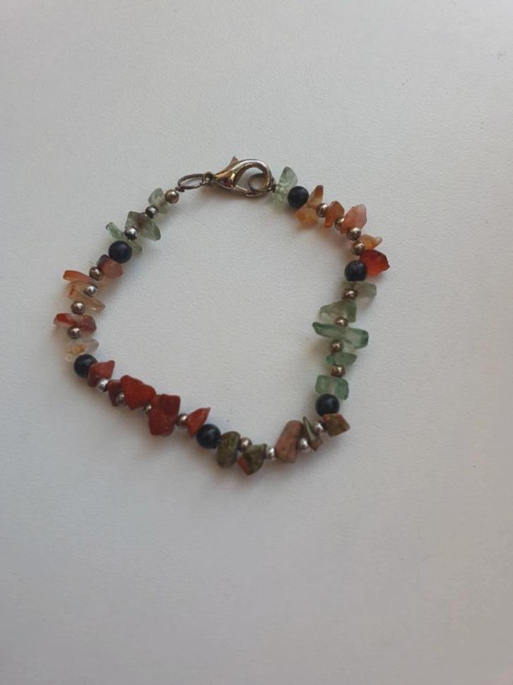 Edelsteen armband – handgemaakt & kleurrijk, Sieraden, Tassen en Uiterlijk, Armbanden, Overige materialen, Ophalen of Verzenden