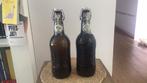 2 x 1,5 liter fles van Grolsch - 1 vol - 1 leeg, Verzamelen, Biermerken, Ophalen, Zo goed als nieuw, Flesje(s), Grolsch