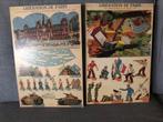 2 vintage frans kartonnen platen thema wo2 bouwplaat diorama, Verzamelen, Ophalen of Verzenden, Landmacht, Overige typen