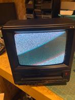 Kleine TV met ingebouwde VHS speler, Audio, Tv en Foto, Vintage Televisies, Ophalen, Niet werkend, Overige merken