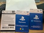 PlayStation Store Cadeaukaarten tegoed 50 en 80 euro, Ophalen, Nieuw