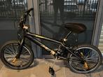 Custom made Zwart-goude BMX, Fietsen en Brommers, Fietsen | Crossfietsen en BMX, 16 tot 20 inch, Staal, Zo goed als nieuw, Voetsteunen