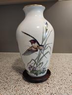 Franklin Porselein; The Meadowland Bird Vase; 1980, Antiek en Kunst, Antiek | Porselein, Ophalen of Verzenden