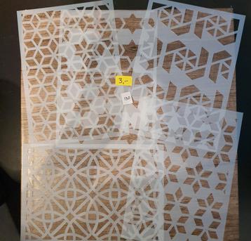 Stencils / Sjablonen - Diverse Motieven beschikbaar voor biedingen