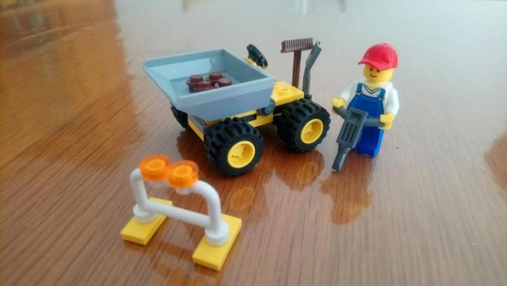 KORTING! - Lego city 30348 - kiepwagen, Kinderen en Baby's, Speelgoed | Duplo en Lego, Zo goed als nieuw, Lego, Complete set, Ophalen of Verzenden