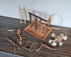 Houten accessoires voor vogelkooi, Ophalen, Kooi-accessoires