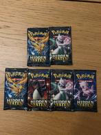 Hidden Fates 6 booster packs (incl full art set), Ophalen of Verzenden, Zo goed als nieuw, Booster