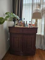 Vintage barkast met rotan details, Ophalen, 25 tot 50 cm, 100 tot 150 cm