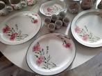 53x ZELDZAAM MIDWINTER STONEHENGE “INVITATION” ROZE ANJER, Huis en Inrichting, Keuken | Servies, Ophalen, Overige typen, Zo goed als nieuw