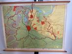 Oude Wandkaarten Utrecht, Overijssel, Antiek en Kunst, Antiek | Schoolplaten, Ophalen of Verzenden, Aardrijkskunde