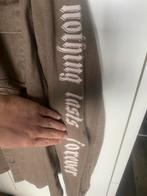 Bruin overhemd met tekst - Maat M, Ophalen of Verzenden, Nieuw, Maat 52/54 (L), Bruin